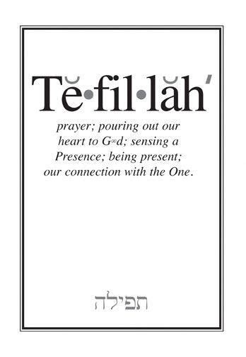 The Meaning of Tefillah .